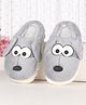 Oh! Pair Slip On Winter Shoes with Ear Applique - Grey