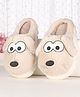 Oh! Pair Slip On Winter Shoes with Ear Applique - Beige