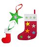 Li'Ll Pumpkins Stars Socks & 2 Gift Tags - Multicolour