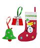 Li'Ll Pumpkins Snowman Socks & 2 Gift Tags - Multicolour