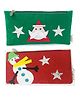 Li'Ll Pumpkins Snowman Stationary Pouch & Santa Stationery Pouch - Multicolour