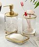 De Maison Decor Blake Crystal Cut Bathroom set