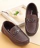 Cute Walk by Babyhug Slip On Party Wear Shoes - Brown
