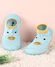 Cute Walk by Babyhug Sock Shoes With Face Design - Blue