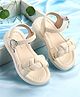 Babyoye Sandals with Buckle Closure - White