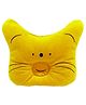 Domenico Baby Soft Neck Support Pillow for Head Shaping Shape Supporter Cat Face Pillow - Yellow