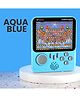 Sameo Rechargeable 8 Bit Classic GameGear Handheld Video Game Console with 666 Classic Retro Games - Aqua Blue
