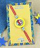 Asthetika Car Detailed Rakhi With Roli Chawal - Red & Yellow
