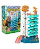 Toysire DIY Dino Tower Cars Garage Parking Vehicle Adventure Playset Toy with Moving Dinosaur for age 3+