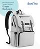 Bonfino Multifunctional Smart Diaper Backpack- Grey