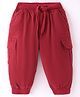 Cucumber Single Jersey Full Length Solid Colour Joggers - Maroon