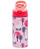 Adore Helios Double Wall Insulated Stainless Steel  Sipper with Handle- 350ml- Pink Llama