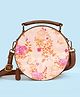 Kalankit Sling Bags For Women | Stylish Travel Sling With Strap | Crossbody Shoulder Sling Round Box | floral