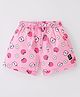 Enfance Core Floral & Fruit Printed Shorts - Pink