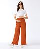 Bella Mama Full Length High Coverage Rib Knit Pant - Brown