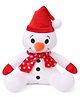 Benny & Bunny Snow Man With Cap Soft Toy Red & White - 40 cm