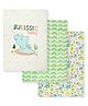 TIDY SLEEP Jurrasic Baby Dino Boy Diaper Changing Mats For Baby Pack Of 3