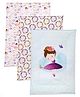 TIDY SLEEP Ballerina Diaper Changing Mats For Baby Pack Of 3