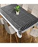 Dakshya Industries PVC Waterproof 6 Seater Dining Table Cover - Black