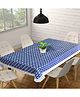 Dakshya Industries PVC Waterproof 6 Seater Dining Table Cover - Blue