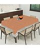 Dakshya Industries 0 Dakshya Industries PVC Waterproof 6 Seater Dining Table Cover - Brown