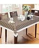 Dakshya Industries PVC Waterproof 6 Seater Dining Table Cover - Beige