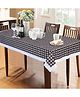 Dakshya Industries PVC Waterproof 6 Seater Dining Table Cover - Grey