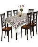 Dakshya Industries PVC Waterproof 6 Seater Dining Table Cover - Multicolor