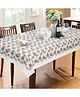 Dakshya Industries PVC Waterproof 6 Seater Dining Table Cover - Green