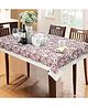 Dakshya Industries PVC Waterproof 6 Seater Dining Table Cover - Brown