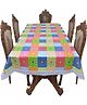 Dakshya Industries PVC Waterproof 6 Seater Dining Table Cover - Multicolor