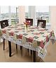 Dakshya Industries PVC Waterproof 6 Seater Dining Table Cover - Beige
