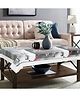 Dakshya Industries PVC Printed Waterproof Rectangle 4 Seater Table Cover - Grey
