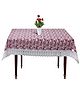 Dakshya Industries PVC Printed Waterproof Rectangle 4 Seater Table Cover - Pink