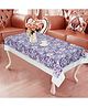 Dakshya Industries PVC Printed Waterproof Rectangle 4 Seater Table Cover - Purple