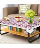 Dakshya Industries PVC Printed Waterproof Rectangle 4 Seater Table Cover - Pink