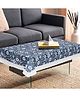 Dakshya Industries PVC Printed Waterproof Rectangle 4 Seater Table Cover - Blue