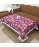 Dakshya Industries PVC Printed Waterproof Rectangle 4 Seater Table Cover - Pink