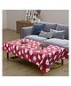 Dakshya Industries PVC Rectangle Table Cover Maroon