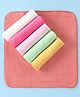 Ben Benny Terry Knit Wash Cloth Solid Colour Pack of 6 L 26.5 x B 26.5 cm - Multicolor