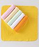 Ben Benny Terry Knit Wash Cloth Solid Colour Pack of 6 L 26.5 x B 26.5 cm - Multicolor
