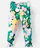 CrayonFlakes Floral Printed Stretchable Leggings - Multi Colour