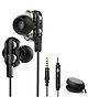 PTron Boom Ultima 4D Deep Bass Stereo Earphones - Black