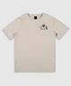 CAVIO Half Sleeves Placement Ship & Text Printed Tee - Grey