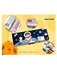 AKN TOYS Space Astronaut Multifunctional Pencil Magnetic Box High Tech Creative Cartoon Stationery Box Space Double Layer Large Capacity Double Sided Pencil Box