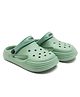 Beanz Perforated Clogs - Pistachio