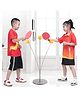 AKN TOYS Indoor Table Tennis Trainer for Kids 2 Rackets, 2 Balls & Trainer attachments Toy for Kids, Multicolour