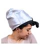 Curl Cure Satin Hair Bonnet Curl Protection White