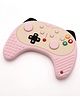 Joy Buzz 100% Silicone Teether Gaming Remote Shape Teething Toy - Pink