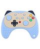 Joy Buzz 100% Silicone Teether Gaming Remote Shape Teething Toy - Blue